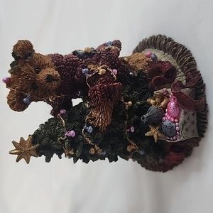 Vintage Boyd's Bears Elliot & The Tree Figurine